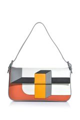 Fendi Block Panel Baguette Bag
