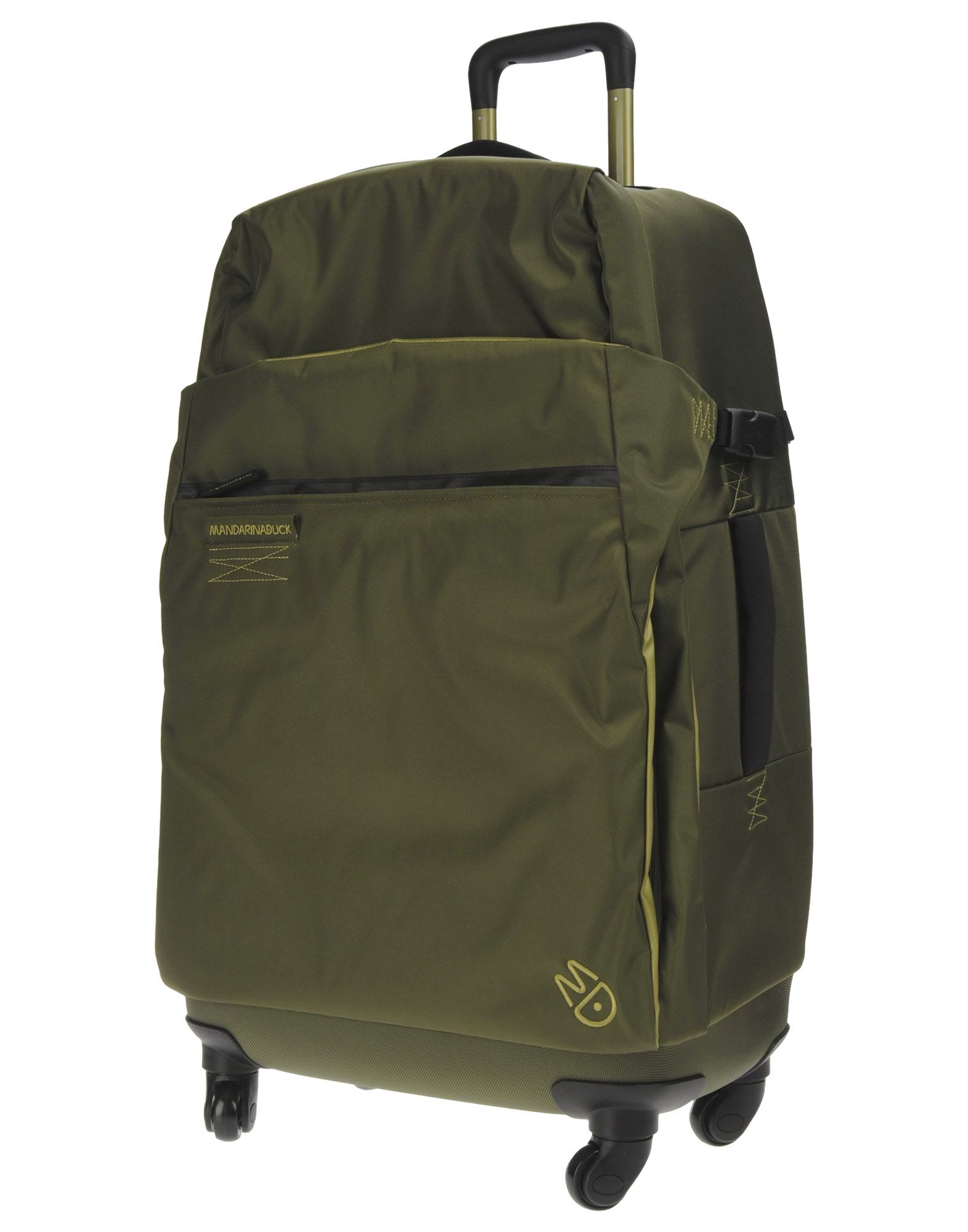 Mandarina Duck Wheeled Luggage in Green for Men (Military green) Lyst