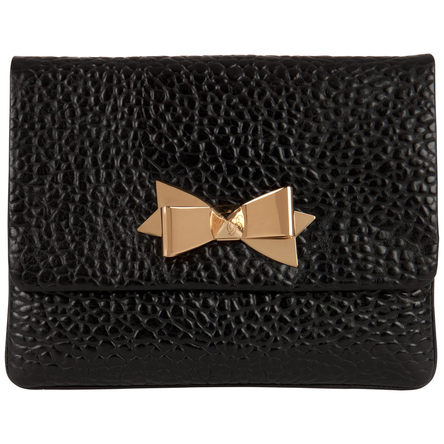 ted baker black clutch