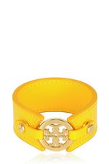 Tory Burch Patent Leather Cuff Bracelet