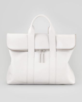 3.1 Phillip Lim Hour Foldover Tote Bag Gray - Lyst