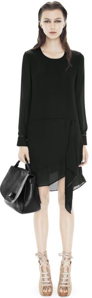Acne Drape Back Dress - Lyst