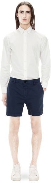 Acne Seymour Twill Navy - Lyst