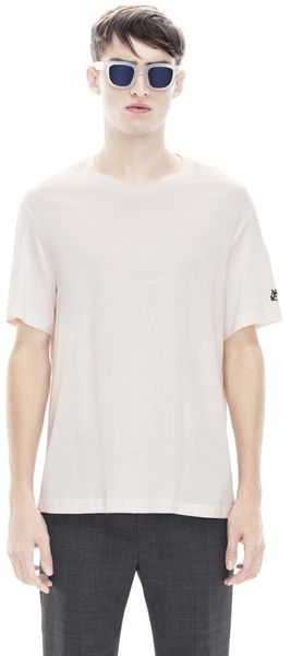 Acne Sheen Suez Off White - Lyst