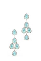 Erickson Beamon Duchess Of Fabulous Earrings in Sea Green