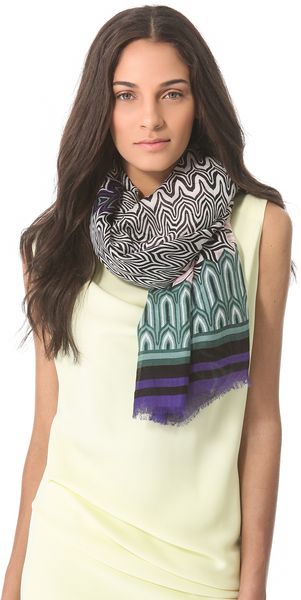 Missoni Large Petal Print Shawl - Lyst