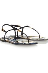 Tory Burch Emmy Patent Leather Sandals