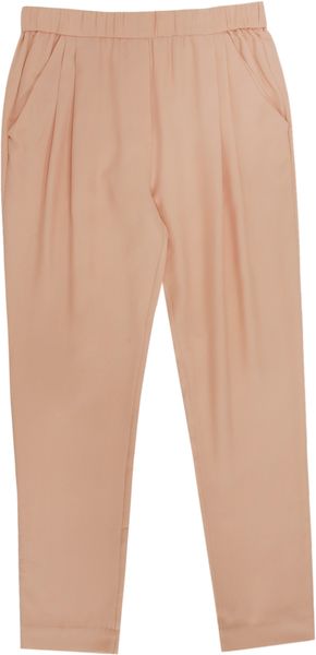 3.1 Phillip Lim Silk Tapered Trousers - Lyst