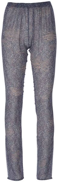 Christian Wijnants Slim Fit Printed Trouser - Lyst