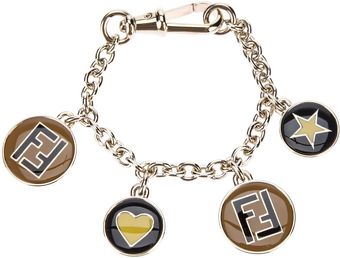 Fendi Charm Bracelet - Lyst