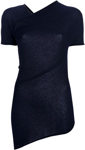 Gustavo Lins Asymmetric Knit Top - Lyst