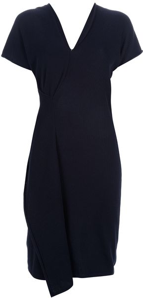 Gustavo Lins Twisted Knit Dress - Lyst