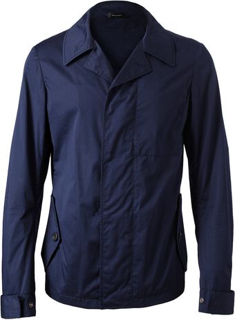 Jil Sander Cotton Poplin Caban Jacket - Lyst