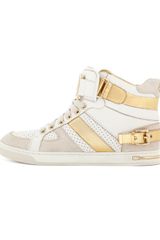 Michael by Michael Kors Fulton Metallic Hightop Sneaker