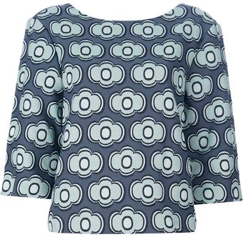Tara Jarmon Boxy Jacquard Top - Lyst