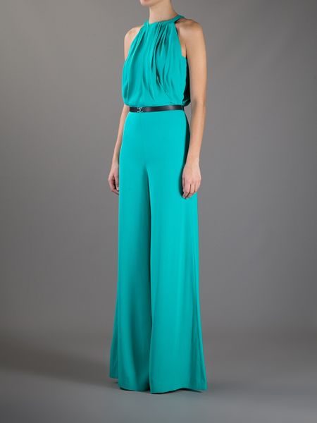 turquoise jumpsuit