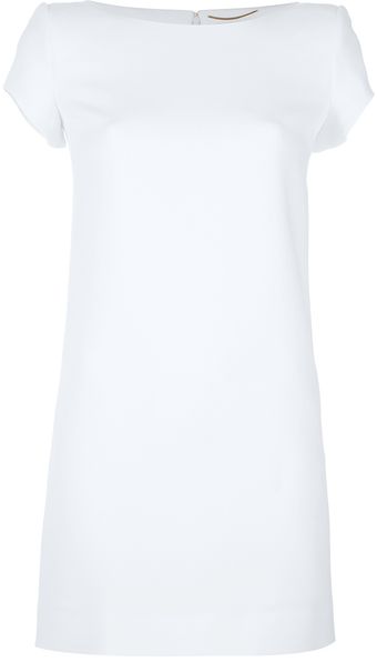 Yves Saint Laurent Slim Fit Shfift Dress - Lyst
