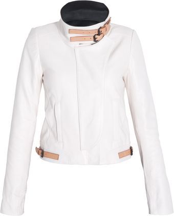 A.L.C. Shaw Buckle Leather Jacket - Lyst