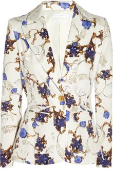 Altuzarra Acacia Printed Stretch Cotton Blazer - Lyst
