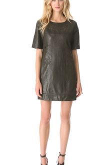 Catherine Deane Olina Leather Shift Dress - Lyst
