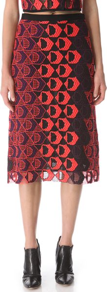 Derek Lam Aline Skirt - Lyst