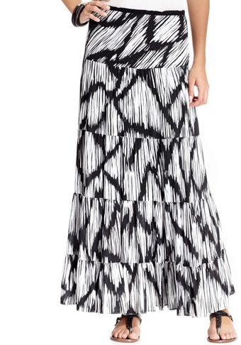 Karen Kane Printed Tiered Maxi - Lyst