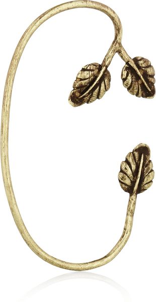 Pamela Love Maia Bronze Leaf Ear Cuff - Lyst
