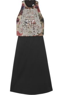 Preen Eve Embellished Stretchtwill Dress - Lyst