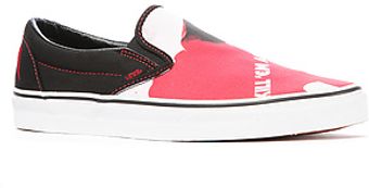 Vans The Classic Slipon Sneaker in Metallica Black True White - Lyst