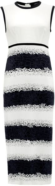 Giles Shattered Glass Stripe Dress - Lyst