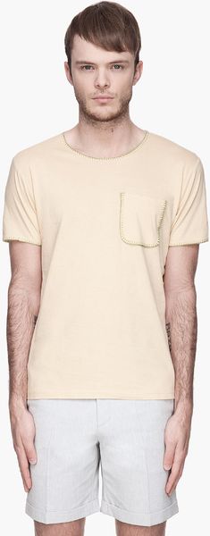 Carven Crossstitched T-Shirt - Lyst