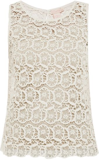 Collette By Collette Dinnigan Portobello Lace Sleeveless Top - Lyst