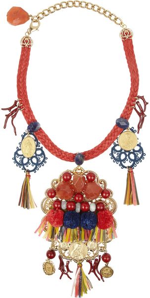 Dolce & Gabbana Filigrane Embellished Gold plated Necklace - Lyst