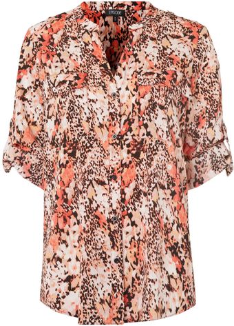 Episode Printed Blouse - Lyst
