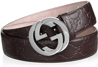Gucci Belt Dark Brown - Lyst