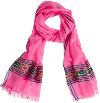 J.Crew Crossed Lines Scarf - Lyst