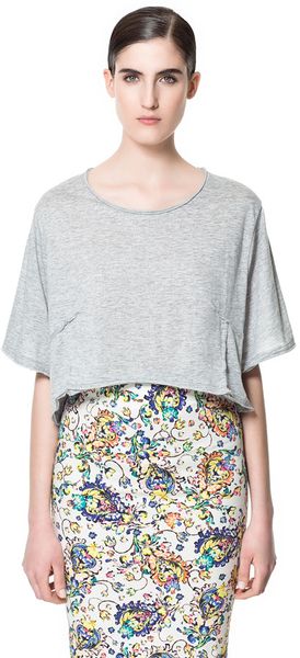 Zara Tshirt - Lyst