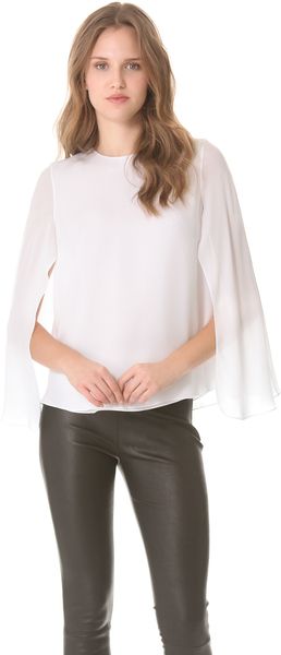 Cushnie Et Ochs Split Sleeve Blouse - Lyst