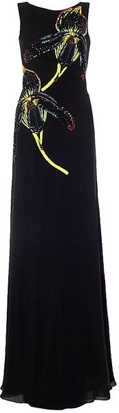 Issa Tulle Orchid Gown - Lyst