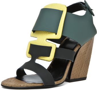 Pierre Hardy Sandal in Quadri Yellow - Lyst
