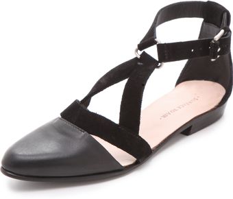 Surface To Air Miami Point Toe Flats - Lyst