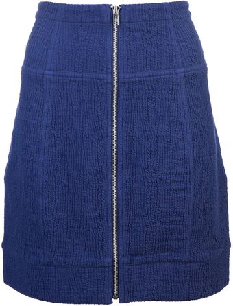 Cut25 Jacquard Zip Skirt - Lyst