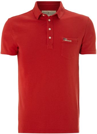 Denim And Supply Ralph Lauren One Pocket Button Down Polo Shirt - Lyst