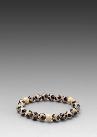 Jnb Jnb Leopard Bracelet in Blackwhite - Lyst
