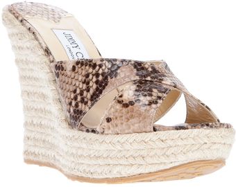 Jimmy Choo Slip On Sandal - Lyst