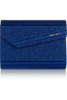 Jimmy Choo The Candy Glitterprint Acrylic Clutch - Lyst