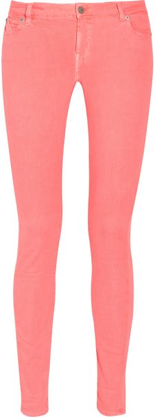 Karl Lagerfeld Dina Lowrise Skinny Jeans - Lyst