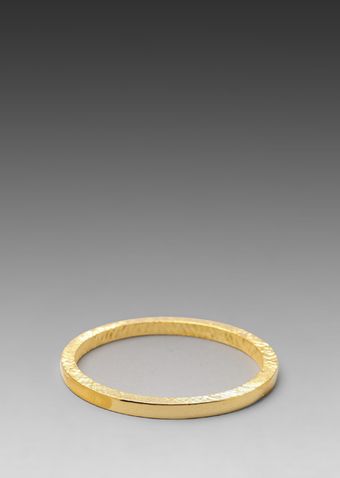 Kenneth Jay Lane Bangle in Metallic Gold - Lyst