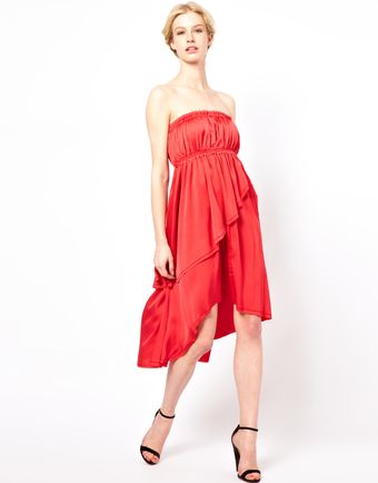 Sophia Kokosalaki By Sophia Kokosalaki Strapless Tiered Dress - Lyst