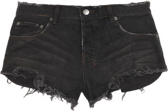 Ksubi Alberceque Distressed Denim Shorts - Lyst